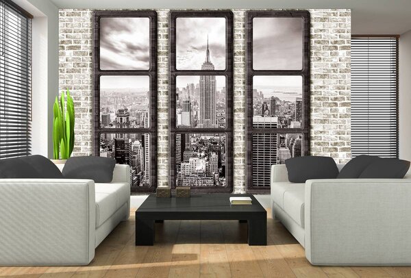 Fototapeta - New York - výhled z okna (152,5x104 cm)