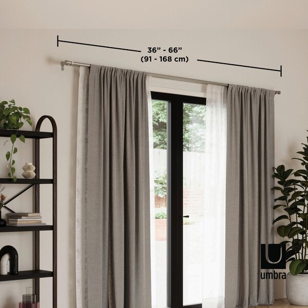 TYČ NA ZÁVĚSY 172 cm Umbra - Online Only závěsy & záclony, Online Only