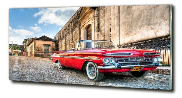 Fotoobraz na skle Červený Chevrolet osh-28895632
