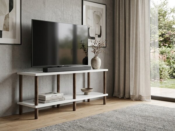 TV stolek SOLE 90 cm, bílá