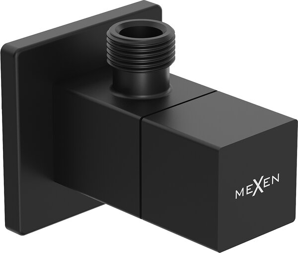 Mexen S, rohový ventil pro baterii 1/2"x3/8", černá matná, 79971-70