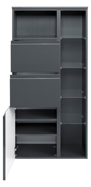 MIDI SKŘÍŇKA, barvy grafitu, 65/130/35 cm Held - Koupelnové série, Online Only