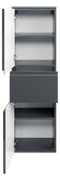 MIDI SKŘÍŇKA, barvy grafitu, 40/130/35 cm Held - Koupelnové série, Online Only