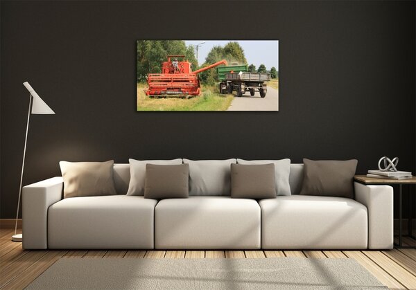 Foto obraz skleněný horizontální Kombajn osh-34414578