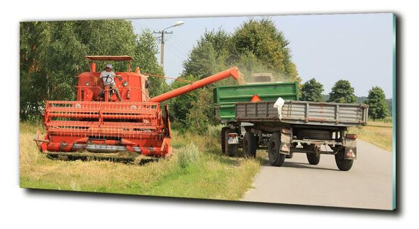 Foto obraz skleněný horizontální Kombajn osh-34414578