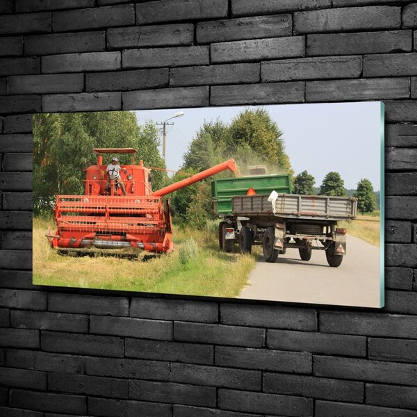 Foto obraz skleněný horizontální Kombajn osh-34414578