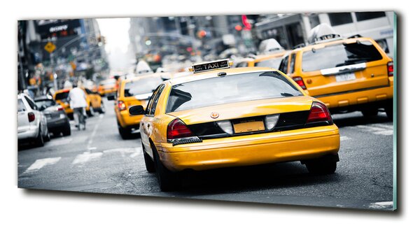 Foto obraz fotografie na skle Taxi New York osh-34843570