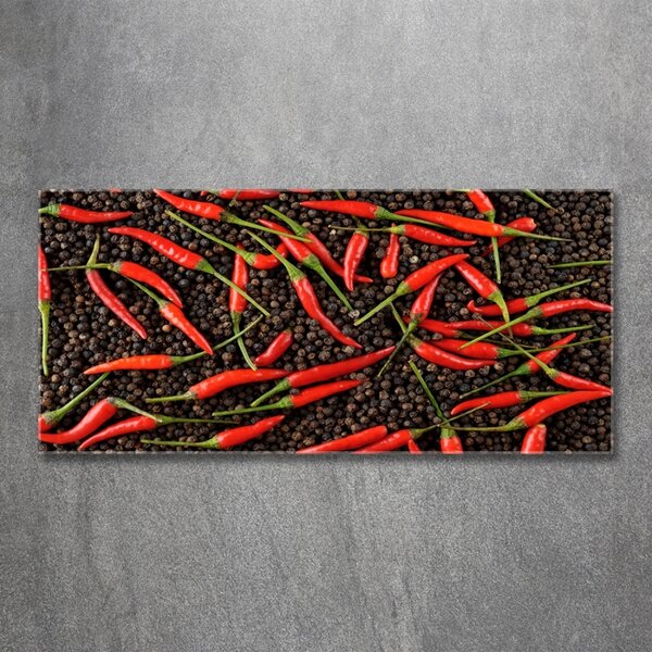 Foto obraz skleněný horizontální Chilli papričky osh-35225615