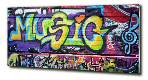 Fotoobraz na skle Graffiti na stěně osh-35334912