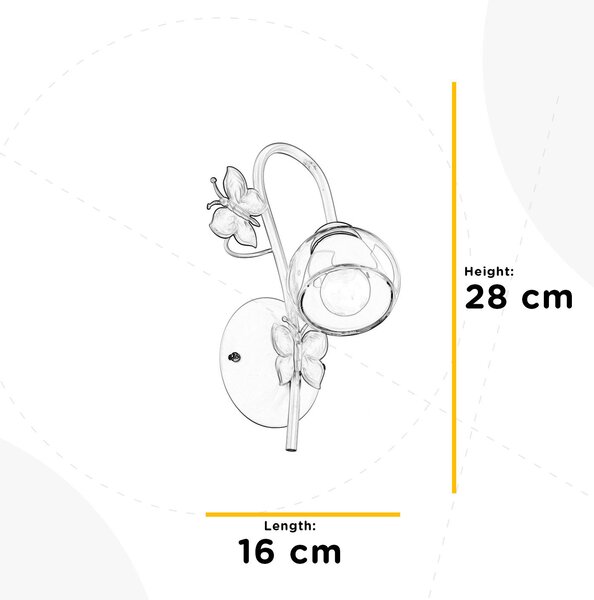 DĚTSKÉ NÁSTĚNNÉ SVÍTIDLO, 16/20/28 cm - Online Only svítidla, Online Only