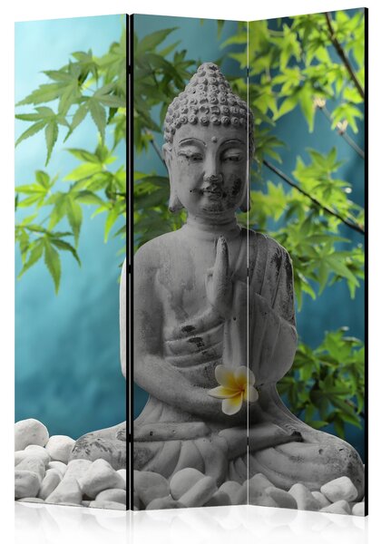 Artgeist Paraván - Meditating Buddha [Room Dividers] Size: 135x172