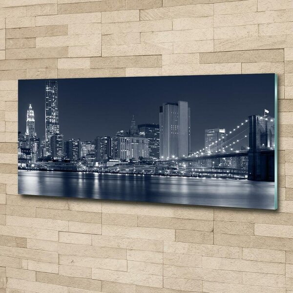 Moderní skleněný obraz z fotografie Manhattan New York osh-37762397