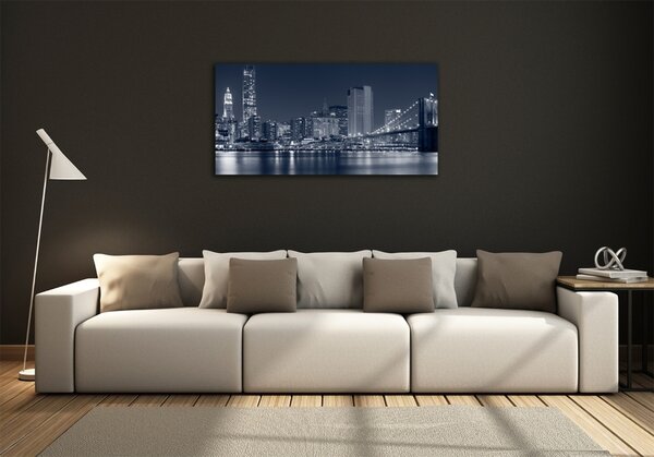 Moderní skleněný obraz z fotografie Manhattan New York osh-37762397