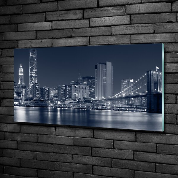 Moderní skleněný obraz z fotografie Manhattan New York osh-37762397