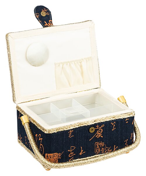 BELLATEX BOX na šití Hnědá 24x17, 5x13 cm