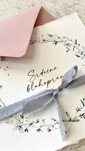 Spring Studio Vánoční blahopřání Luční věneček