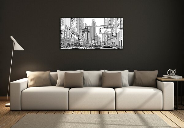 Foto obraz sklo tvrzené Ulice New Yorku osh-39334170