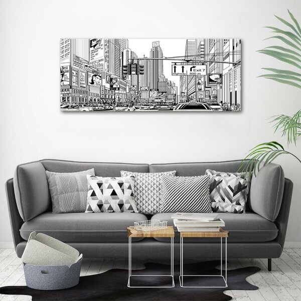 Foto obraz sklo tvrzené Ulice New Yorku osh-39334170