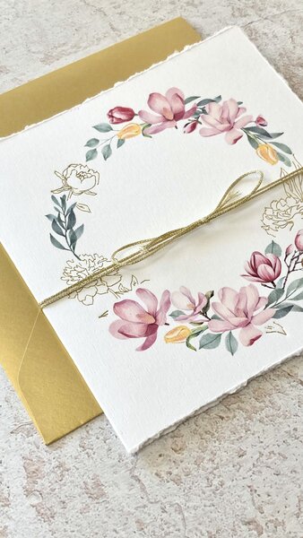 Spring Studio Vánoční blahopřání Magnolie