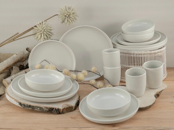 KOMBINOVANÁ SOUPRAVA, 16dílné, kamenina Creatable - Online Only nádobí, Online Only