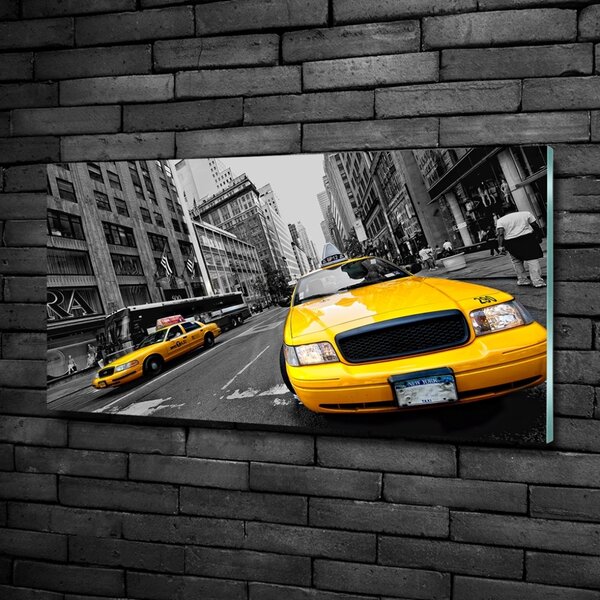 Foto obraz sklo tvrzené Taxi New York osh-41983916
