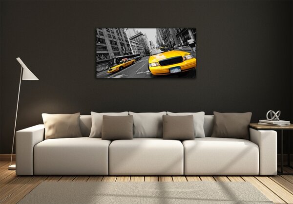 Foto obraz sklo tvrzené Taxi New York osh-41983916