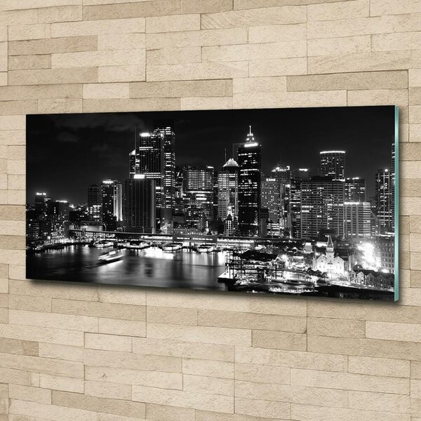 Foto obraz sklo tvrzené Sydney noc osh-42190312