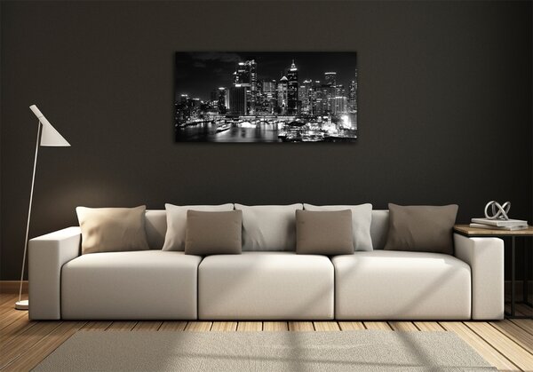Foto obraz sklo tvrzené Sydney noc osh-42190312