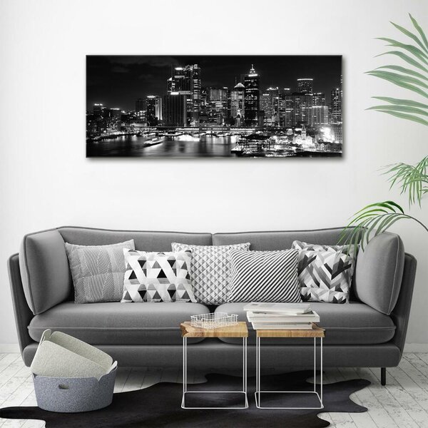 Foto obraz sklo tvrzené Sydney noc osh-42190312