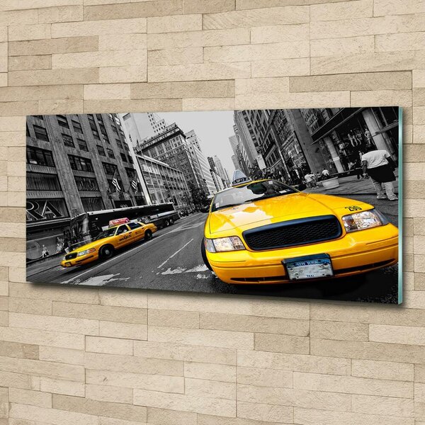 Foto obraz sklo tvrzené Taxi New York osh-41983916