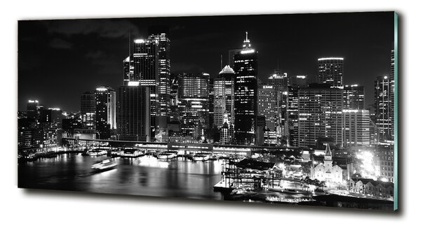 Foto obraz sklo tvrzené Sydney noc osh-42190312