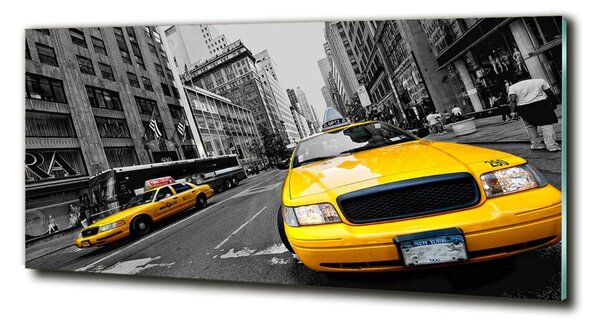 Foto obraz sklo tvrzené Taxi New York osh-41983916