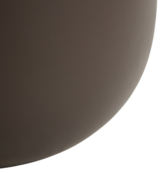 Kave Home Hnědý cementový zahradní stolek Garbet 60 cm