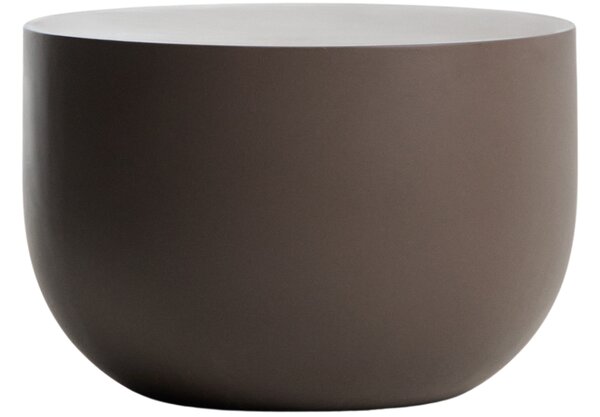 Kave Home Hnědý cementový zahradní stolek Garbet 60 cm