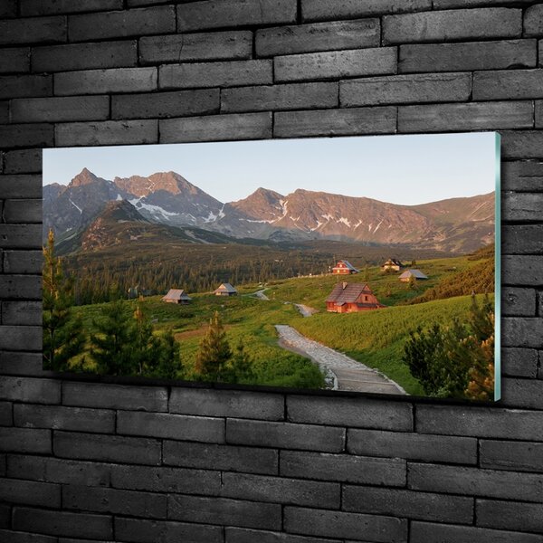 Foto obraz sklo tvrzené Polana v Tatrách osh-42643507