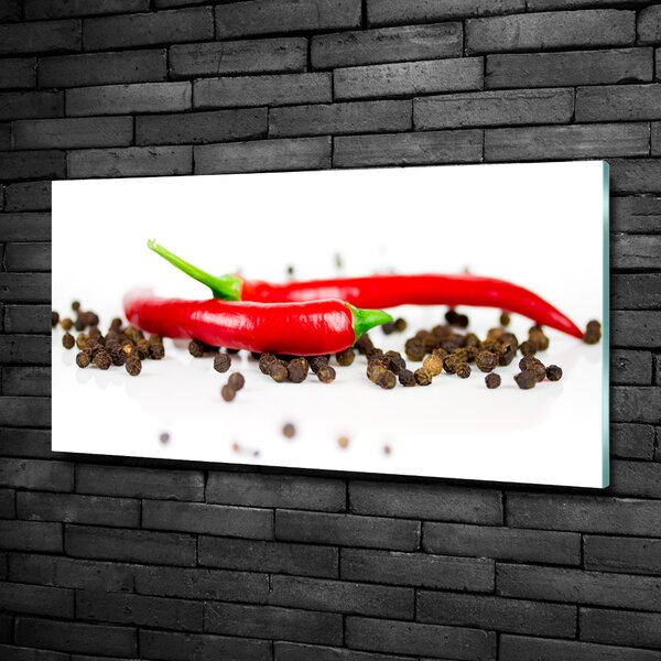 Foto obraz fotografie na skle Chilli a pepř osh-43194719