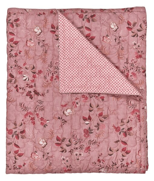 Pip Studio luxusní přehoz přes postel Tokyo Blossom 220x260 cm, růžový