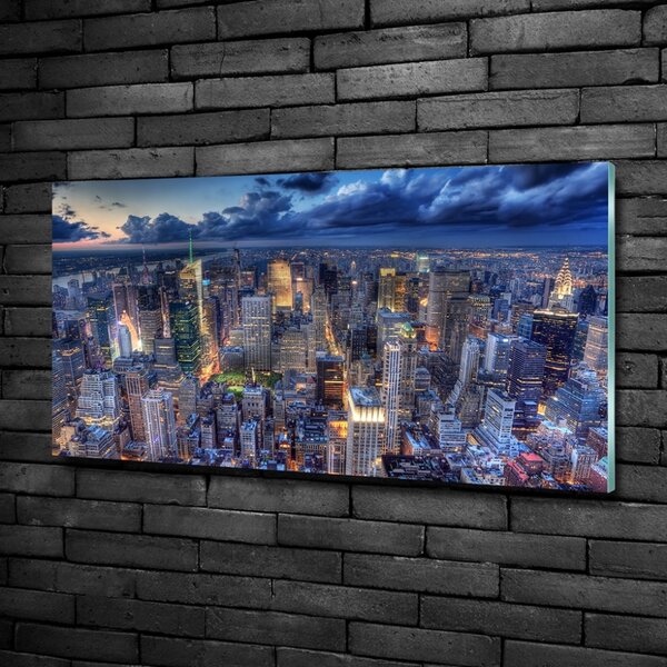 Moderní foto obraz na stěnu New York ptačí pohled osh-43839056