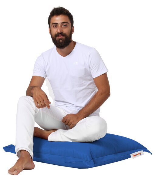ASIR Zahradní sedací polštář CUSHION 70 X 70 CM modrý