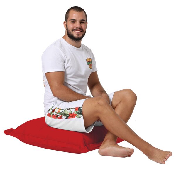 ASIR Zahradní sedací polštář CUSHION 70 X 70 CM červený