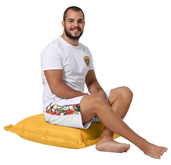 ASIR Zahradní sedací polštář CUSHION 70 X 70 CM žlutý
