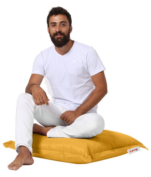 ASIR Zahradní sedací polštář CUSHION 70 X 70 CM žlutý