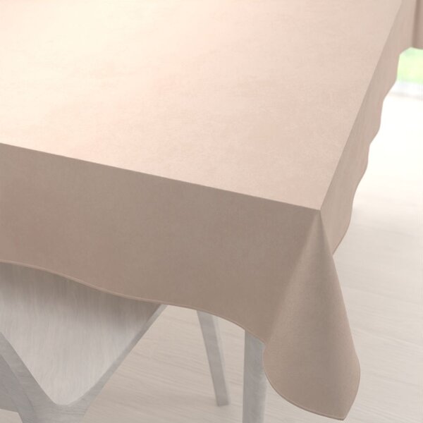 Biante Sametový obdélníkový ubrus Velvet Premium SVP-020 Béžový 60x100 cm