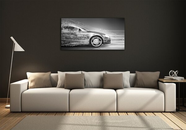 Foto obraz sklo tvrzené Jedoucí auto osh-45895686