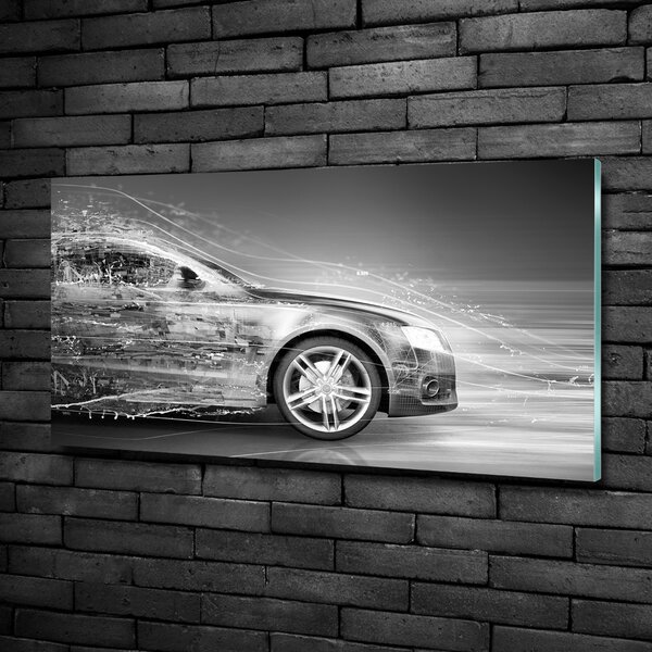 Foto obraz sklo tvrzené Jedoucí auto osh-45895686