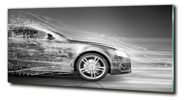 Foto obraz sklo tvrzené Jedoucí auto osh-45895686