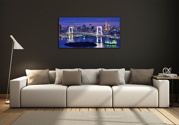 Foto obraz skleněný horizontální Most v Tokio osh-46506945