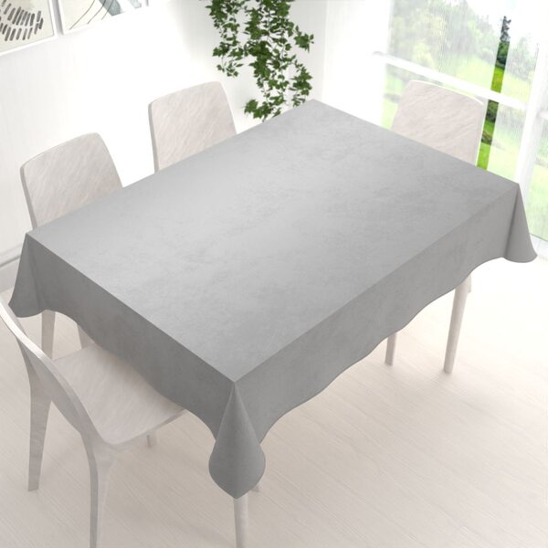 Biante Sametový obdélníkový ubrus Velvet Premium SVP-027 Světle šedý 50x100 cm