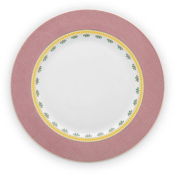 Pip Studio talíř La Majorelle růžový, 26,5 cm