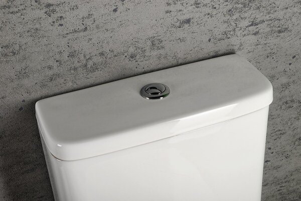 Sapho Sapho, TURKU RIMLESS WC kombi mísa zvýšená, sp./zad.odpad